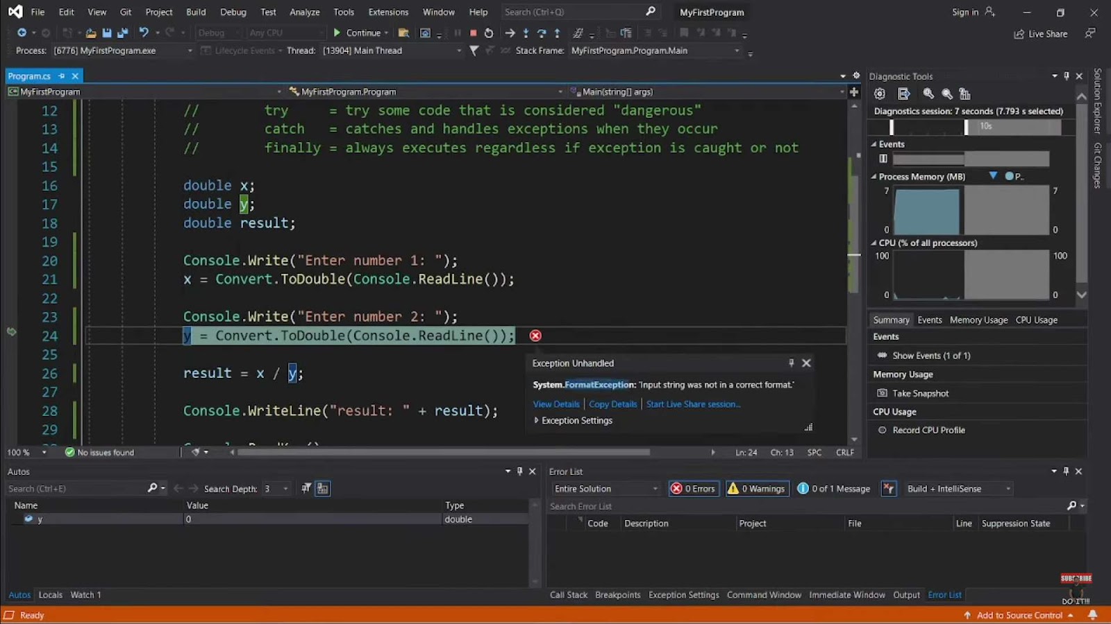 The Best Practices for Exception Handling in C# - ClearInsights